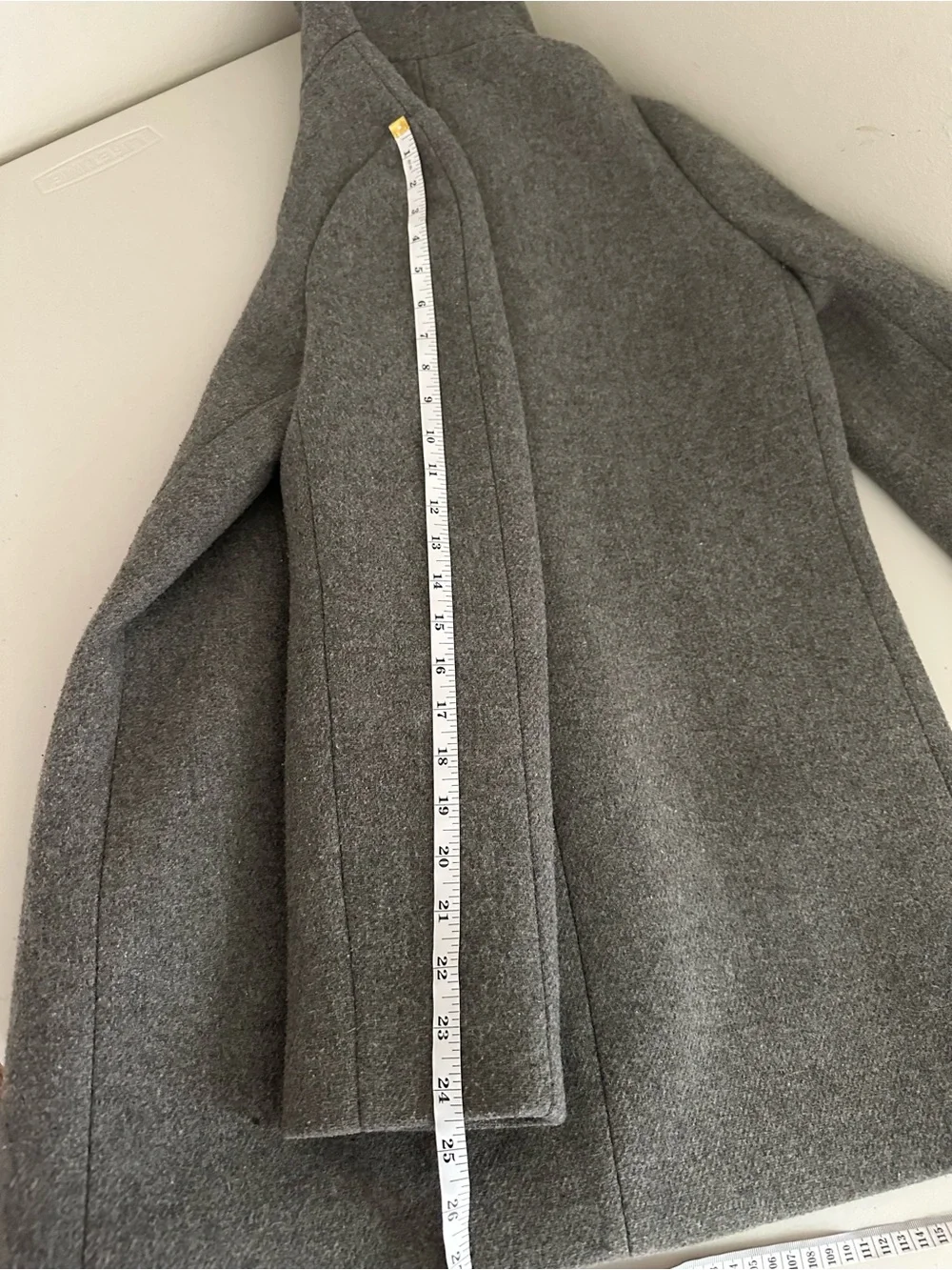 J.Crew Mercantile City Gray Wool Blend Coat Womens Size 6 Funnel Neck Capsule - Picture 10 of 10